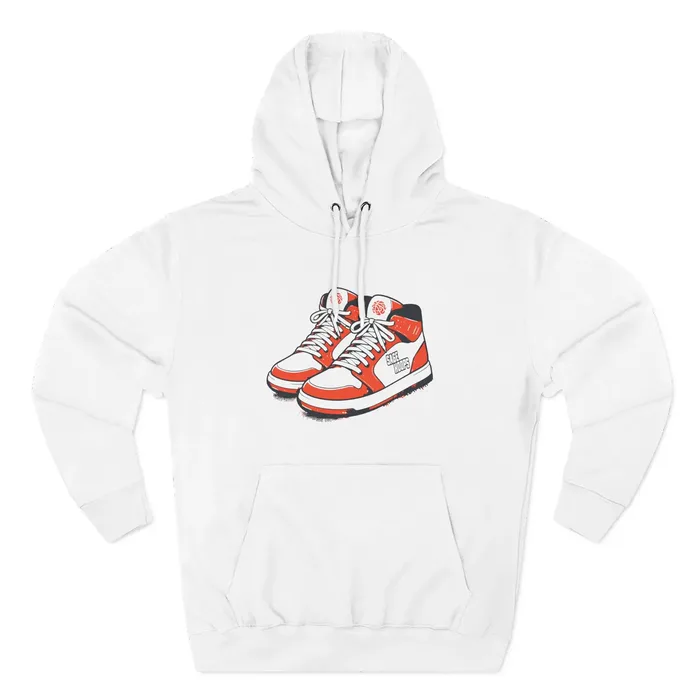Sage Hoops white hoodie