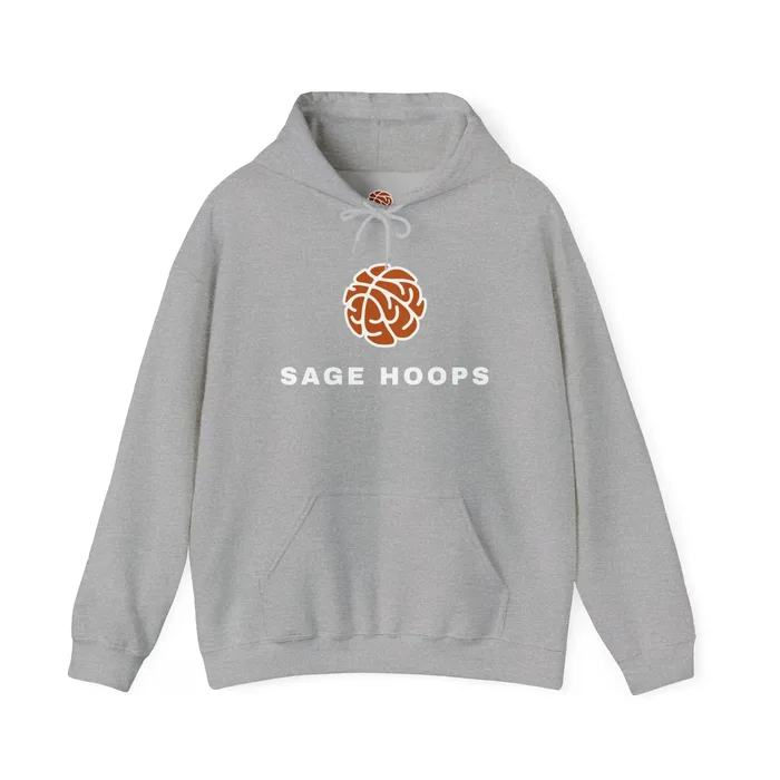 Sage Hoops grey hoodie