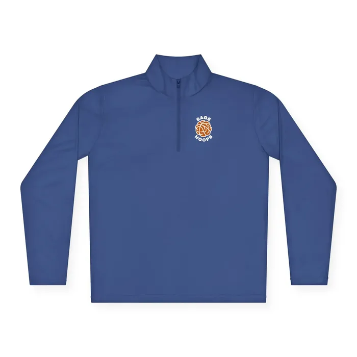 Sage Hoops blue quarter-zip