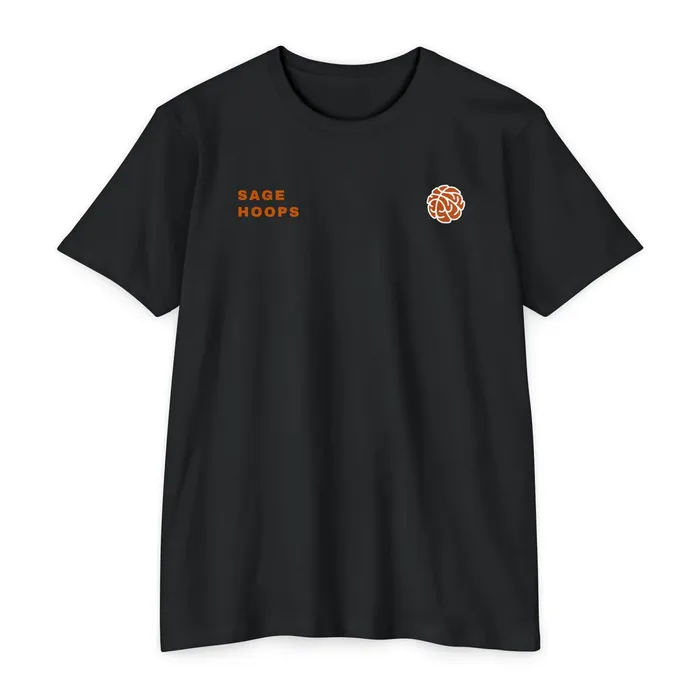 Sage Hoops black tee